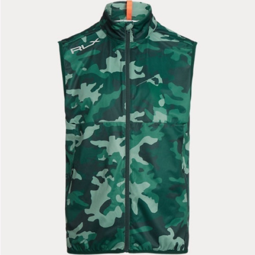 Camo Water-Repellent Packable Vest
RLX men’s large